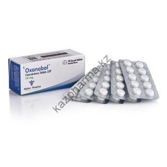 Oxanabol (Оксандролон, Анавар) Alpha Pharma 50 таблеток (1таб 10 мг) - Темиртау