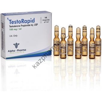 TestoRapid (Тестостерон пропионат) Alpha Pharma 10 ампул по 1мл (1амп 100 мг) - Темиртау
