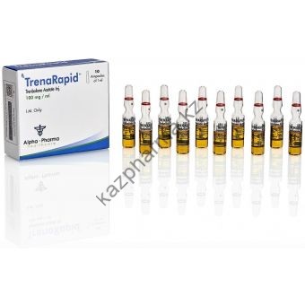 Тренболон ацетат Alpha Pharma (TrenaRapid) 10 ампул по 1мл (1амп 100 мг) - Темиртау