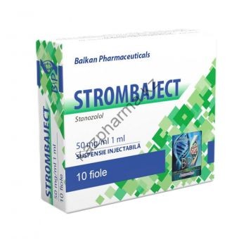 Станозолол, Винстрол Balkan Strombaject aqua 10 ампул по 1мл (1амп 50 мг) - Темиртау