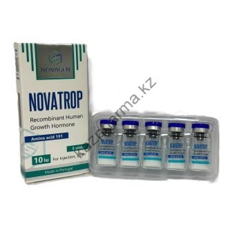 Гормон роста Novatrop Novagen 5 флаконов по 10 ед (50 ед) - Темиртау