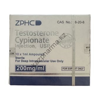 Тестостерон ципионат ZPHC (Testosterone Cypionate) 10 ампул по 1мл (1амп 250 мг) - Темиртау