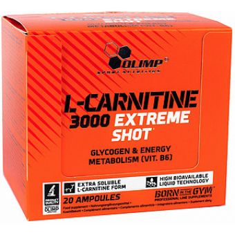 L- Карнитин Olimp L-Carnitine 3000 Extreme Shot (20 ампул по 25мл) - Темиртау